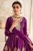 Picture of Fascinating Silk Purple Straight Cut Salwar Kameez