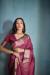 Picture of Shapely Silk Deep Pink Saree