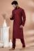 Picture of Wonderful Crepe Maroon Salwar Kameez Offer