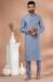 Picture of Good Looking Crepe Light Slate Grey Salwar Kameez Offer