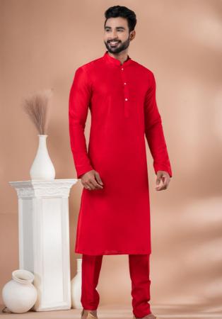 Picture of Shapely Crepe Crimson Salwar Kameez Offer