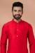 Picture of Shapely Crepe Crimson Salwar Kameez Offer