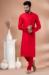 Picture of Shapely Crepe Crimson Salwar Kameez Offer