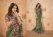 Picture of Chiffon & Satin & Silk Dark Olive Green Saree