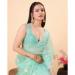 Picture of Superb Net Light Steel Blue Saree