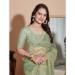 Picture of Amazing Net Dark Sea Green Saree