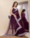 Picture of Radiant Chiffon Maroon Saree