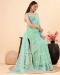 Picture of Nice Net Dark Sea Green Saree