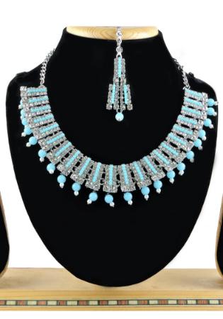 Picture of Comely Dark Sea Green Necklace Set