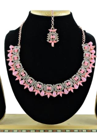 Picture of Nice Rosy Brown Necklace Set