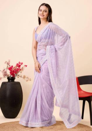 Picture of Wonderful Net Thistle Saree