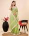 Picture of Pretty Net Dark Khaki Saree