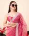 Picture of Resplendent Net Hot Pink Saree