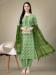 Picture of Rayon Dark Olive Green Readymade Salwar Kameez