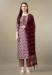 Picture of Fascinating Rayon Maroon Readymade Salwar Kameez