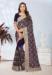 Picture of Shapely Georgette Purple Saree