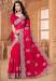 Picture of Fine Crepe & Silk Crimson Saree