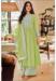 Picture of Georgette Dark Khaki Straight Cut Salwar Kameez