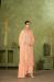 Picture of Georgette Light Salmon Straight Cut Salwar Kameez