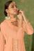 Picture of Georgette Light Salmon Straight Cut Salwar Kameez