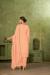 Picture of Georgette Light Salmon Straight Cut Salwar Kameez