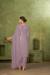 Picture of Amazing Georgette Purple Straight Cut Salwar Kameez