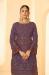 Picture of Beauteous Georgette Purple Straight Cut Salwar Kameez