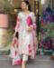 Picture of Elegant Organza White Readymade Salwar Kameez