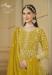 Picture of Georgette Dark Golden Rod Anarkali Salwar Kameez