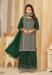 Picture of Georgette Dark Slate Grey Straight Cut Salwar Kameez