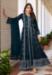 Picture of Georgette Navy Blue Anarkali Salwar Kameez