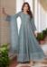 Picture of Georgette Slate Grey Anarkali Salwar Kameez