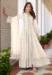 Picture of Georgette Antique White Anarkali Salwar Kameez