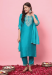 Picture of Cotton Light Sea Green Readymade Salwar Kameez