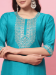 Picture of Cotton Light Sea Green Readymade Salwar Kameez