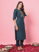 Picture of Cotton Dark Slate Grey Readymade Salwar Kameez