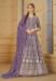 Picture of Georgette Medium Orchid Anarkali Salwar Kameez