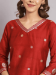 Picture of Cotton & Silk Maroon Readymade Salwar Kameez