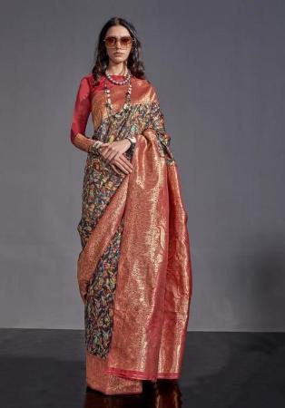 Picture of Admirable Silk Indian Red Saree