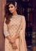 Picture of Georgette & Net Tan Straight Cut Salwar Kameez