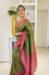 Picture of Ideal Silk Dark Olive Green Saree