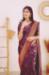 Picture of Resplendent Silk Purple Saree