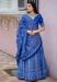 Picture of Excellent Silk Dark Slate Blue Lehenga Choli