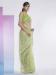 Picture of Delightful Net & Silk Dark Khaki Saree