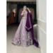 Picture of Sublime Georgette Dark Grey Lehenga Choli