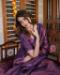 Picture of Bewitching Silk Dark Magenta Saree