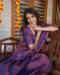 Picture of Bewitching Silk Dark Magenta Saree