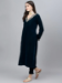 Picture of Chiffon & Organza Midnight Blue Readymade Salwar Kameez