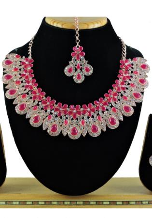 Picture of Ravishing Fire Brick Necklace Set