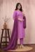 Picture of Classy Cotton Dark Magenta Readymade Salwar Kameez